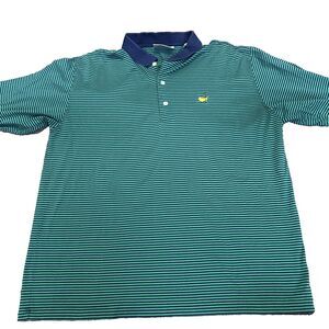 Masters Augusta Polo Shirt Mens Large Green Golf Rugby Adult Hong Kong